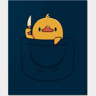 Funny Duck Pocket by Tobe Fonseca Posters and Art